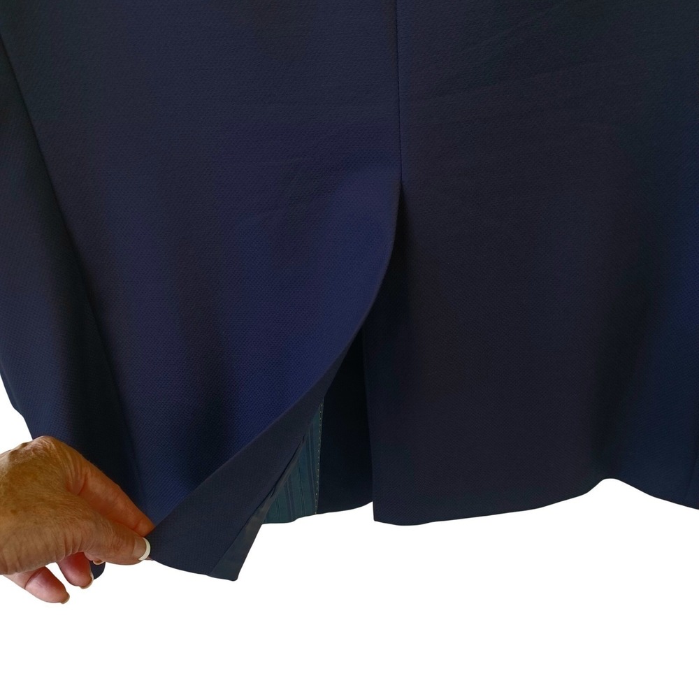 Hart Schaffner Marx Gold Trumpeter Navy Blue Blazer 42R Made in USA Sport Coat - Picture 3 of 15